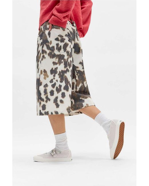 Vans White Beige Starz Mary Jane Shoes