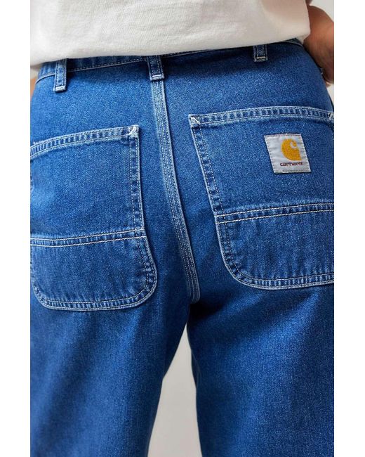 Carhartt Blue Denim Simple Shorts