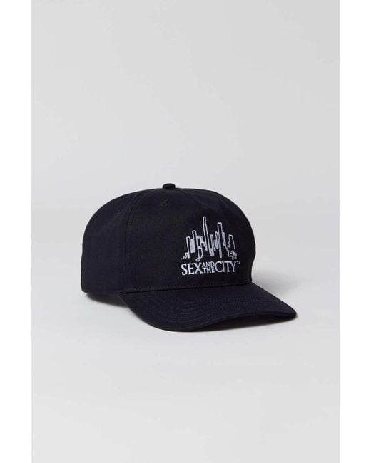 Urban Outfitters Blue Sex And The City Baseball Hat In Black,at for men