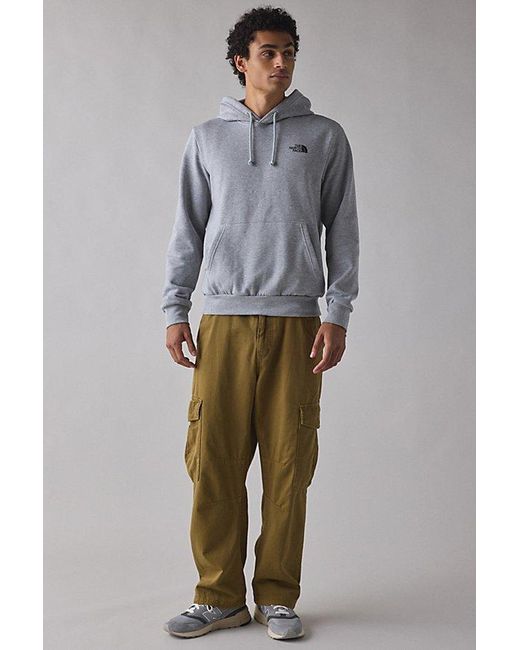 The North Face Gray Evolution Sketch Tent Graphic Hoodie Sweatshirt for men