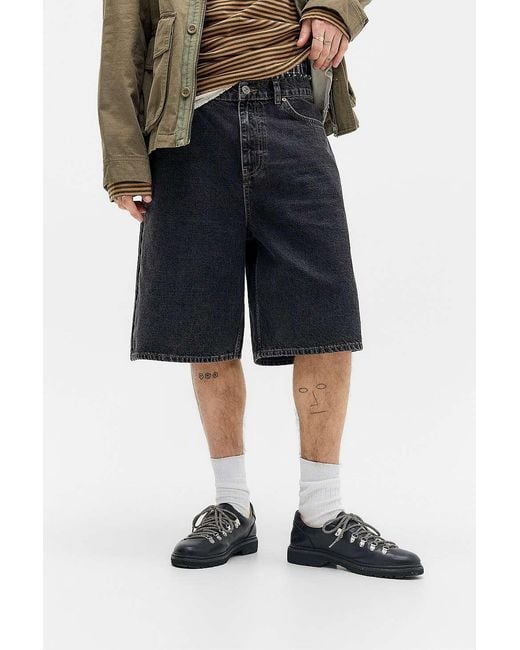 BDG Blue Washed Black Jack Jorts for men