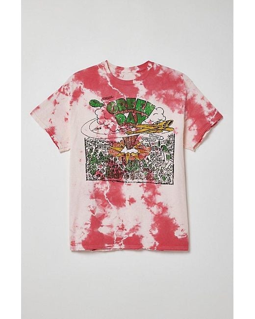Urban Outfitters Pink Day Dookie Tie-Dye Tee for men