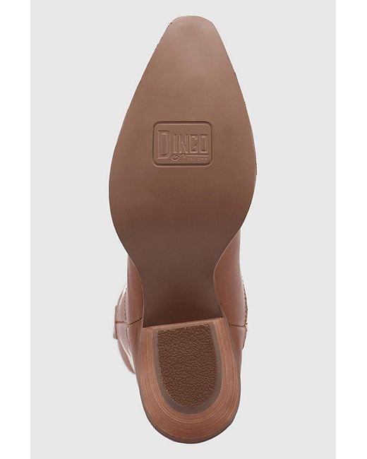 Dingo Brown Thunderbolt Leather Cowboy Boot