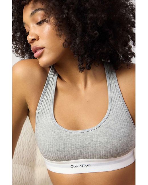 Calvin Klein White Light Lined Bra