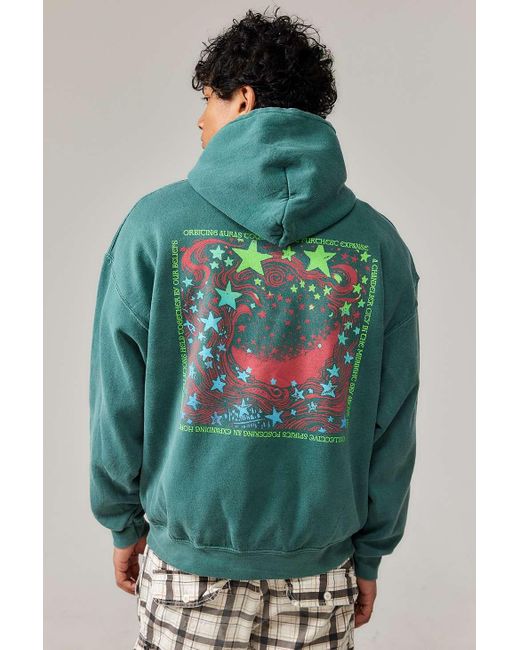 Urban Outfitters Green Uo Auras Hoodie for men
