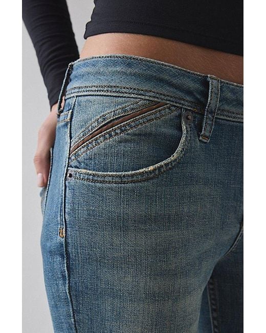 BDG Blue Brooke Low-Rise Flare Jean