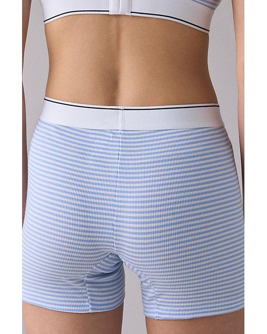 Hanes Blue Uo Exclusive Jersey Knit Boxer Briefs