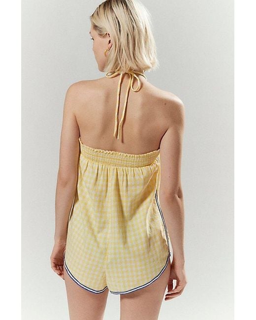 Out From Under Natural Pj Party Romper