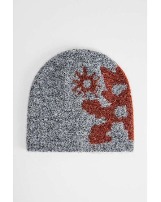 Ayker Gray Grey Skull Beanie for men