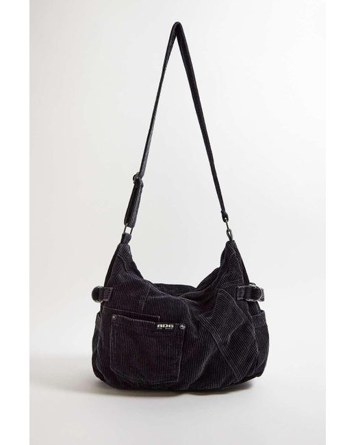 BDG Black Corduroy Sling Bag