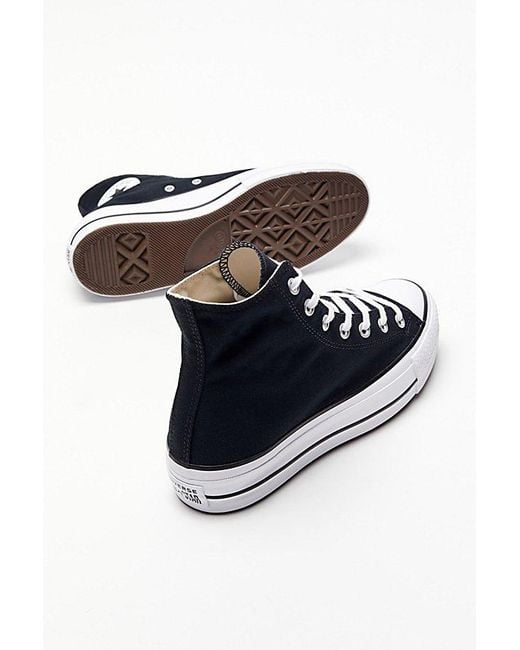 Converse White Chuck Taylor All Star Canvas Platform High-Top Sneaker