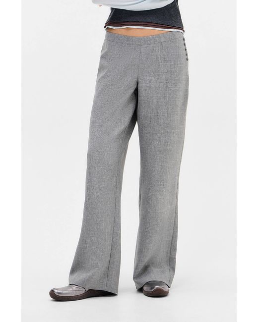 Urban Outfitters Gray Uo Anna Easy Tailored Trousers