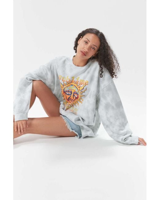 Urban Outfitters Sublime Tie-dye Crew Neck Sweatshirt | Lyst Canada