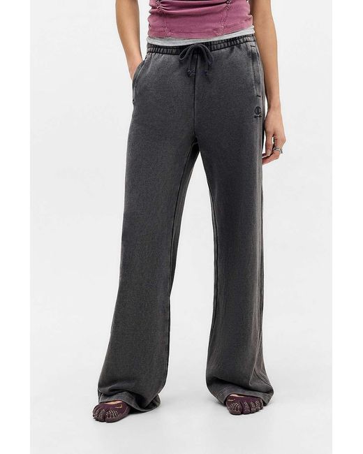 Champion Blue Icons Washed Wide Leg Joggers