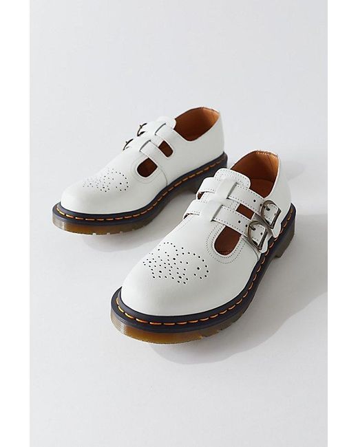 Dr. Martens Gray 8065 Smooth Leather Mary Jane Shoe