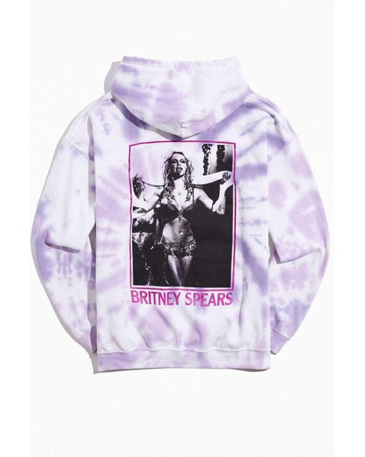 Urban Outfitters Purple Britney Spears Tie-dye Hoodie Sweatshirt for men