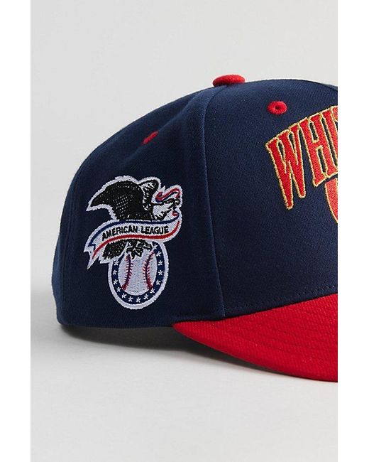 Mitchell & Ness Red Crown Jewels Pro Chicago Socks Snapback Hat for men