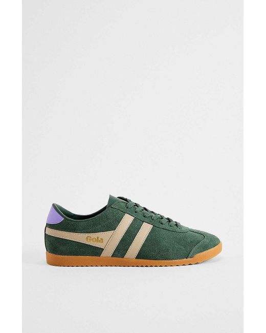 Gola Green Bullet Suede Trainers