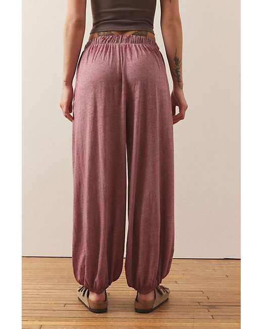 Out From Under Purple Taylor Burnout Jogger Sweatpant