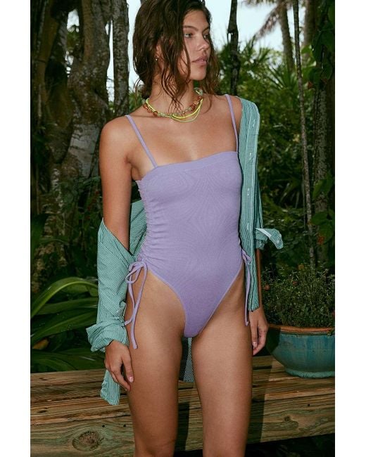 Out From Under Green Rosa Ribbed Swimsuit