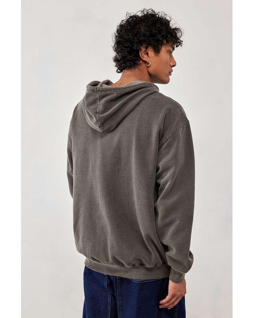 Urban Outfitters Uo - hoodie "halo" in mit durchgehendem reißverschluss in Gray für Herren
