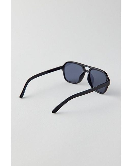 Urban Outfitters Black Uo Essential Aviator Sunglasses