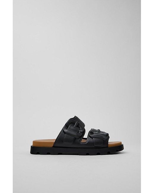 Camper Black Brutus Sandal Slide for men