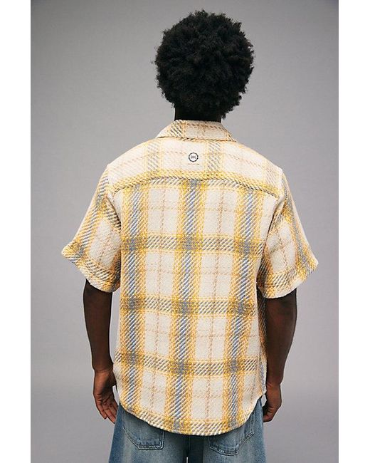 BDG Natural Reed Plaid Shirt Top for men