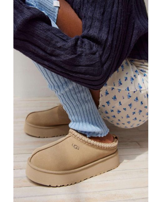 Ugg Blue Tazz Slipper In Mustard Seed,at Urban Outfitters