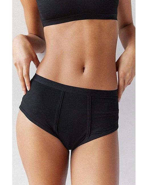 Out From Under Black Back To Basics High-Waisted Brief