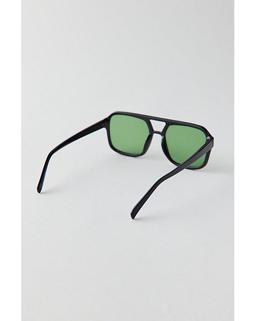 Urban Outfitters Blue Harley Aviator Sunglasses for men