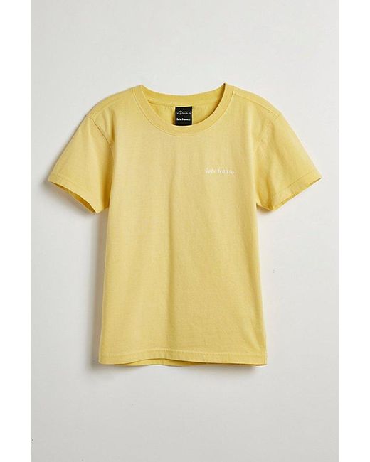 iets frans Yellow Iets Frans. Iets Frans… Washed Baby Tee for men
