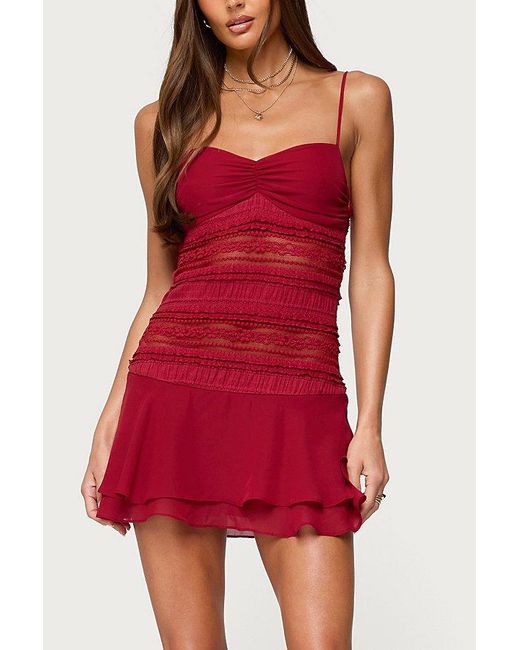 edikted dresses Edikted Women's Contrast Satin Effect Mini Dress