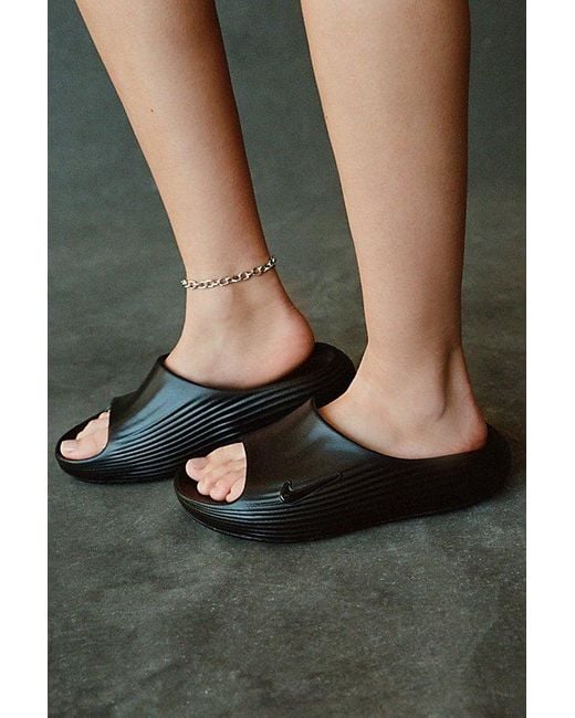 Nike Black Reactx Rejuven8 Slide for men