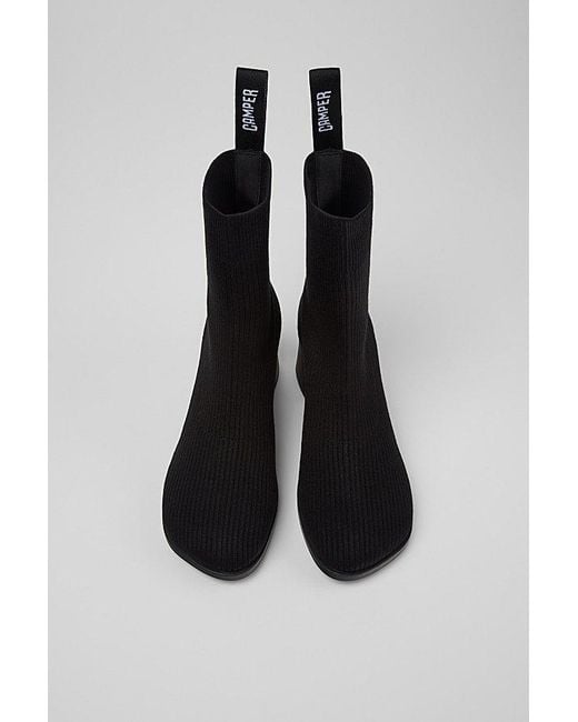 Camper Black Kora Knit Ankle Boot