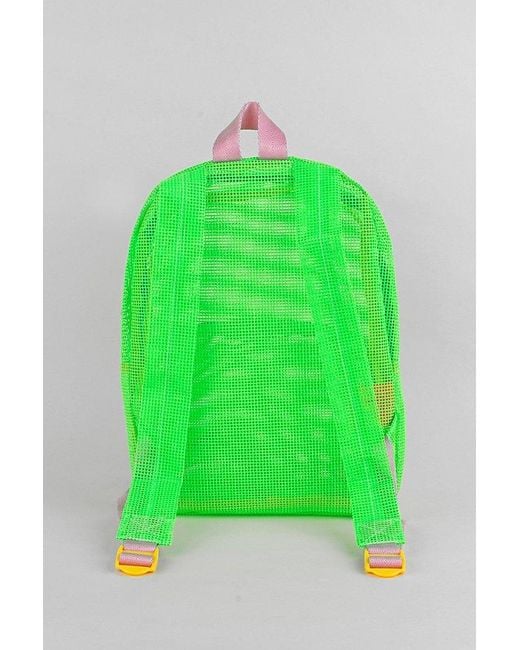 Mokuyobi Green Mesh Mini Backpack for men