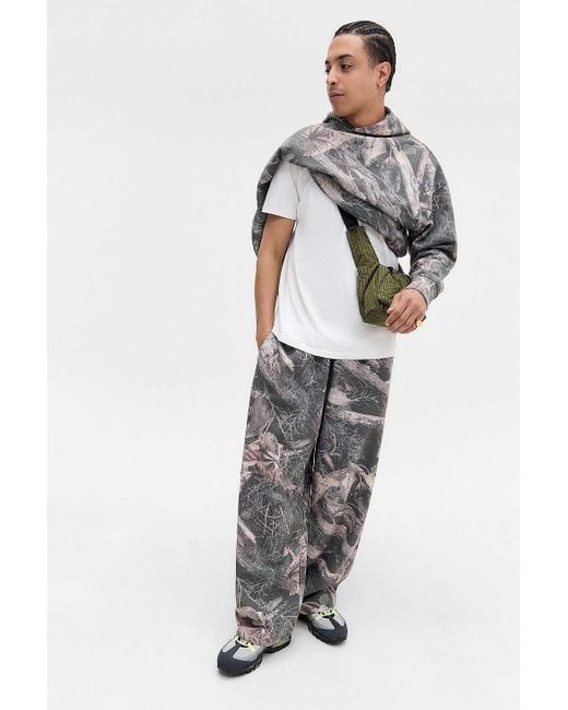 BDG Gray Zax Leaf Camo Joggers S At Urban Outfitters for men