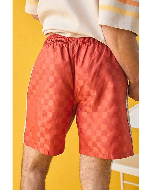 Umbro Orange Uo Exclusive Check Pattern 7" Short for men