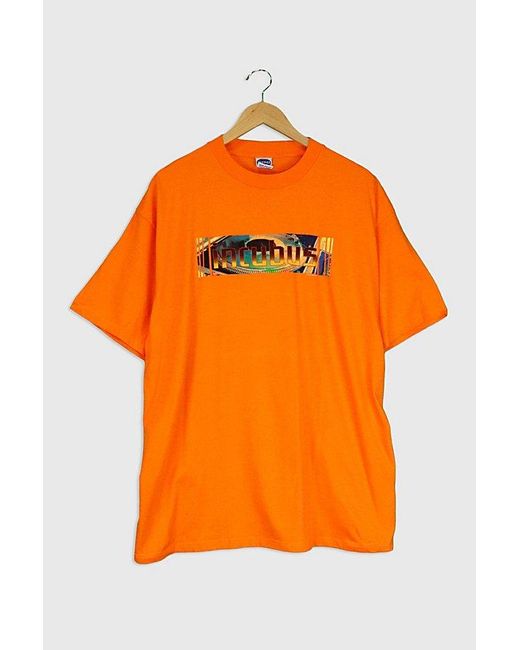 Urban Outfitters Orange Vintage 2001 Incubus Deadstock Band T Shirt Top for men