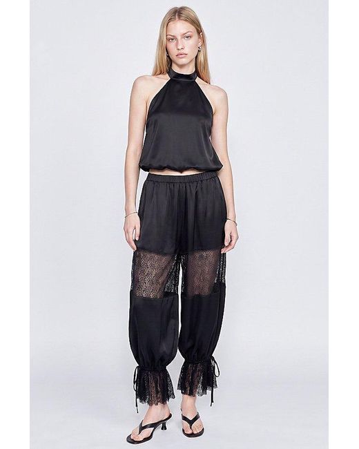 Personal Code Blue Antoinette Satin Bloomer Pants