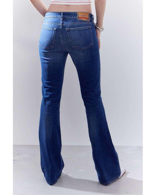 DIESEL Blue 1969 D-ebbey Low-rise Bootcut Flare Jeans