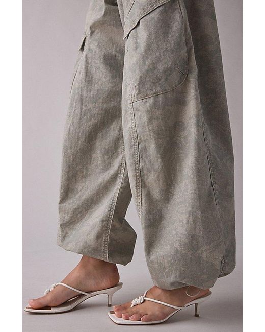 BDG Natural Station Cocoon Baggy Barrel Leg Cargo Pant