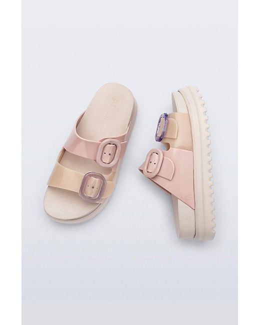 Melissa Pink Cozy Jelly Platform Slides