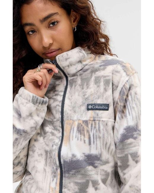 Columbia Gray Steens Forest Fleece Jacket