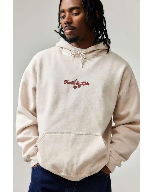 Urban Outfitters Natural Uo Pink Berries Hoodie for men