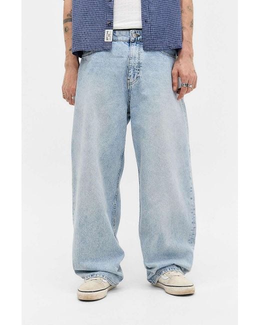 BDG Blue Jack Bleach Acid Wash Jeans for men