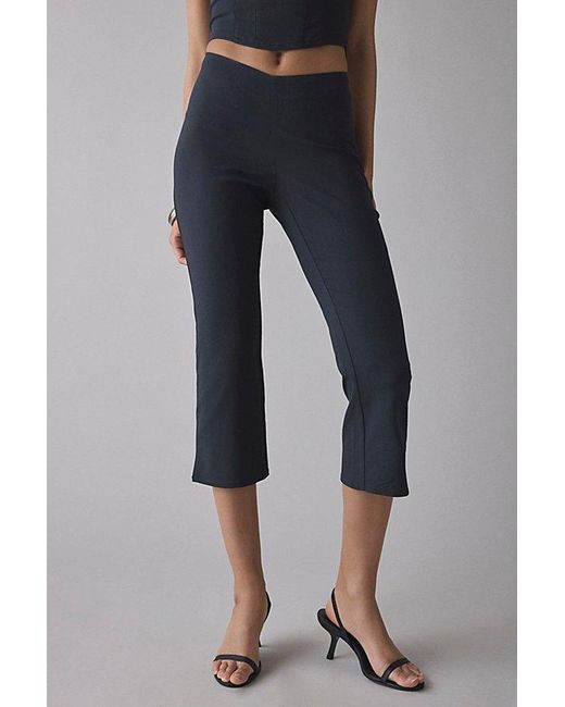 Kimchi Blue Blue Main Squeeze Halter Crop Top + Capri Pant Set