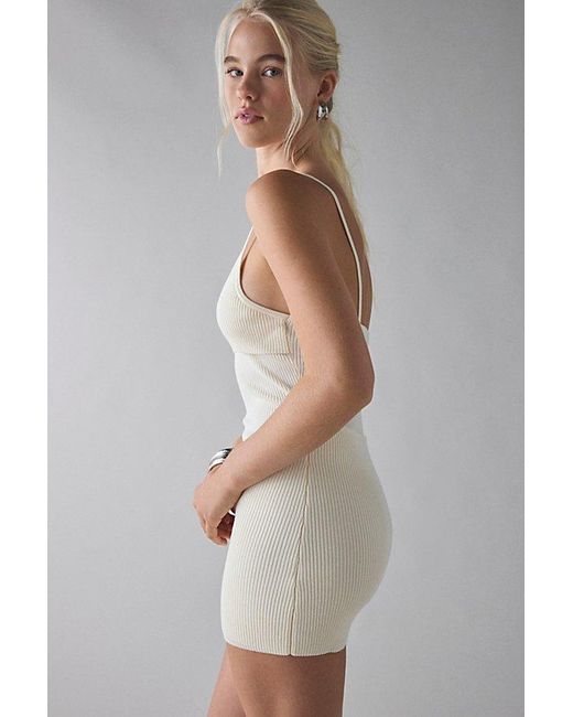 long sleeve knit dress sale All Day Ribbed Knit Dress Black by Snoga Athletics main image 1