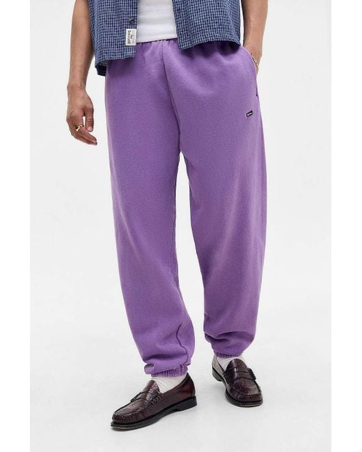 iets frans Purple Lilac Cuffed Joggers for men