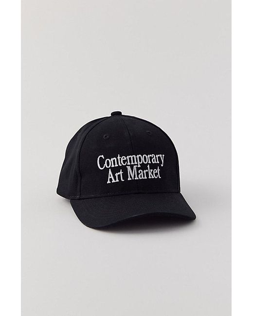 Market Blue Contemporary Art Hat for men